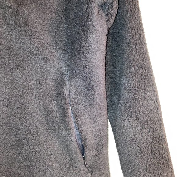 Nuvano Womens Blue Plush Fleece Quarter-Zipper Pullover Jacket-Size, S,M.L,XL - Picture 9 of 16